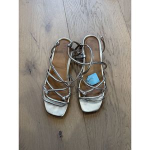 Gold sandals